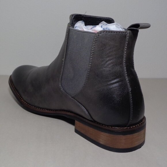 Vance Co. Size 9 M / LANDON / Grey / Chelsea Dress Boots / New Men\'s Shoes main image 13